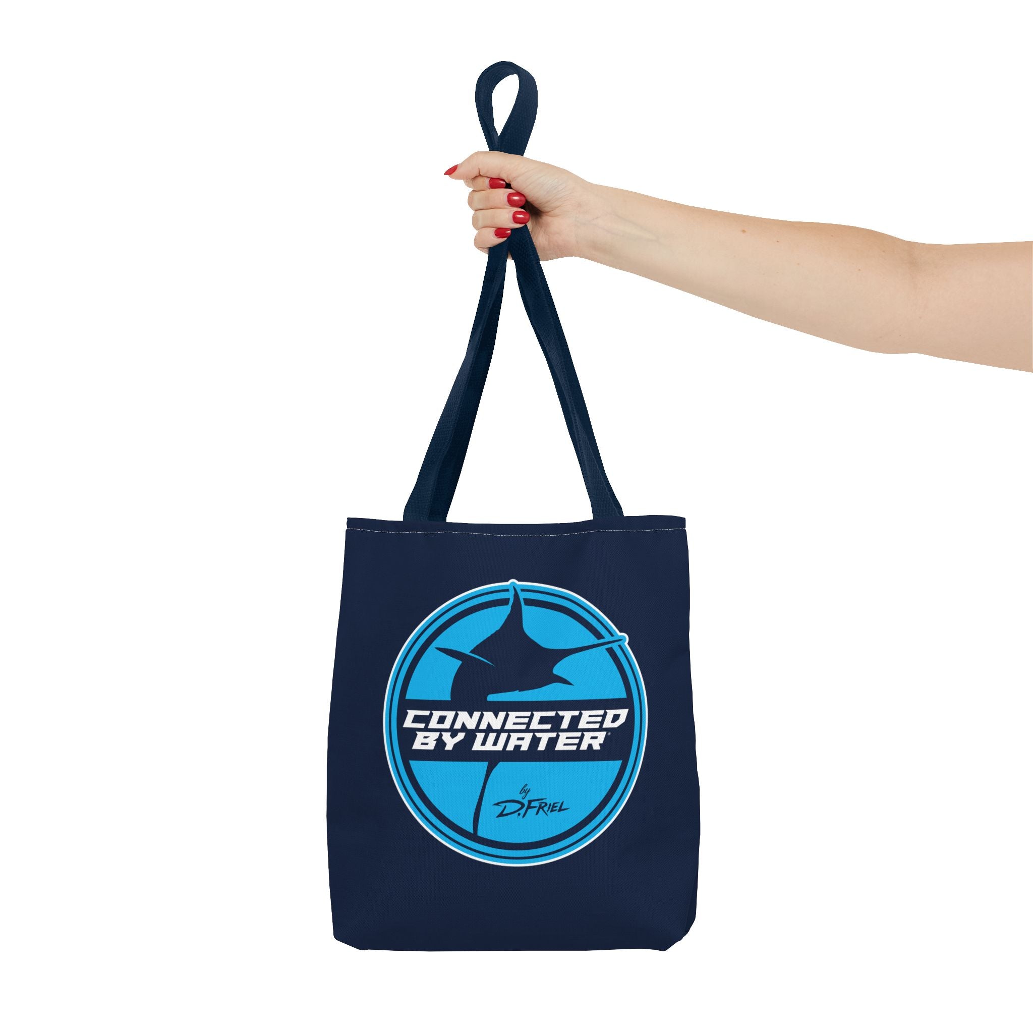 Connected Sportfish Logo Tote Bag | Offshore Blue