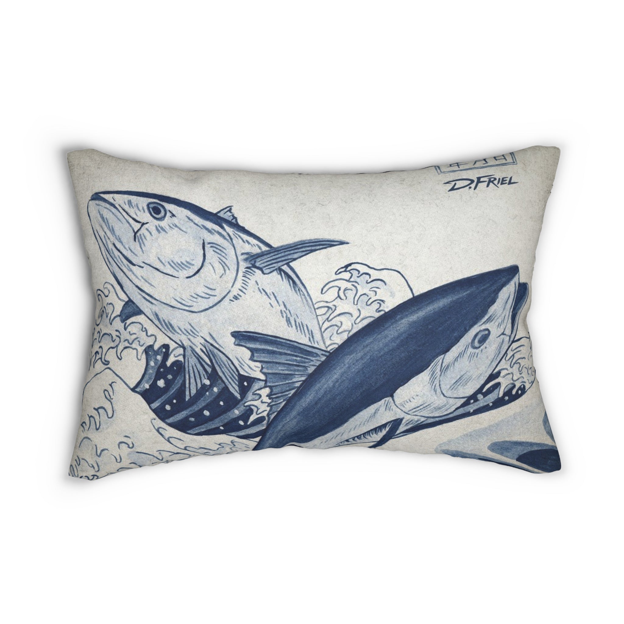 Tsunagaru Wave - Lumbar Pillow