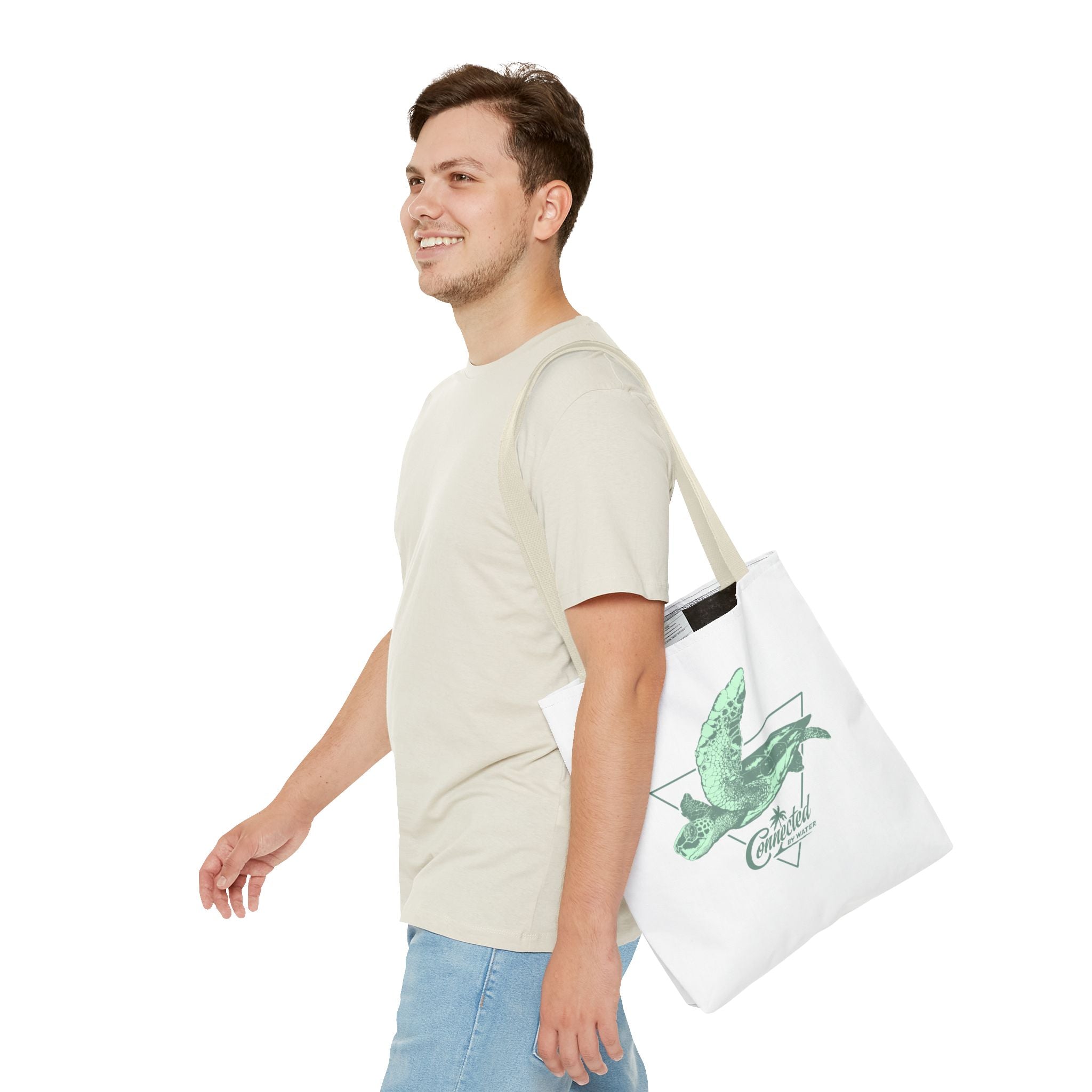 Turtle Connection Beach Tote - Eco-Friendly Beach Essential for Ocean Lovers