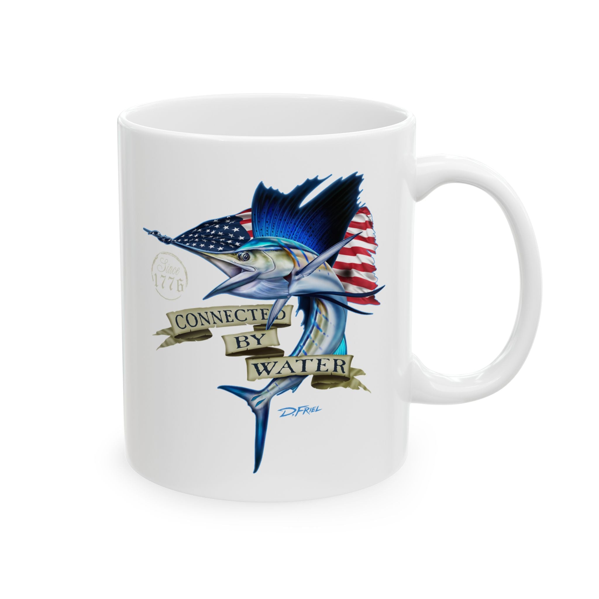 1776 Heritage Sailfish Ceramic Mug