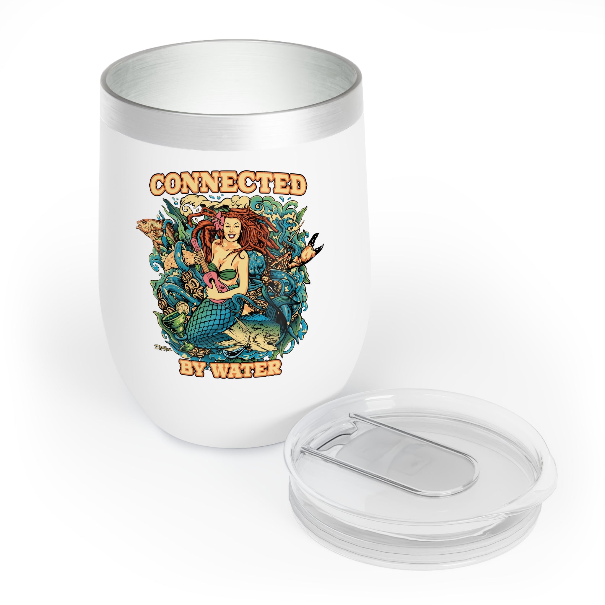Mermaid Island Jams - Wine Tumbler