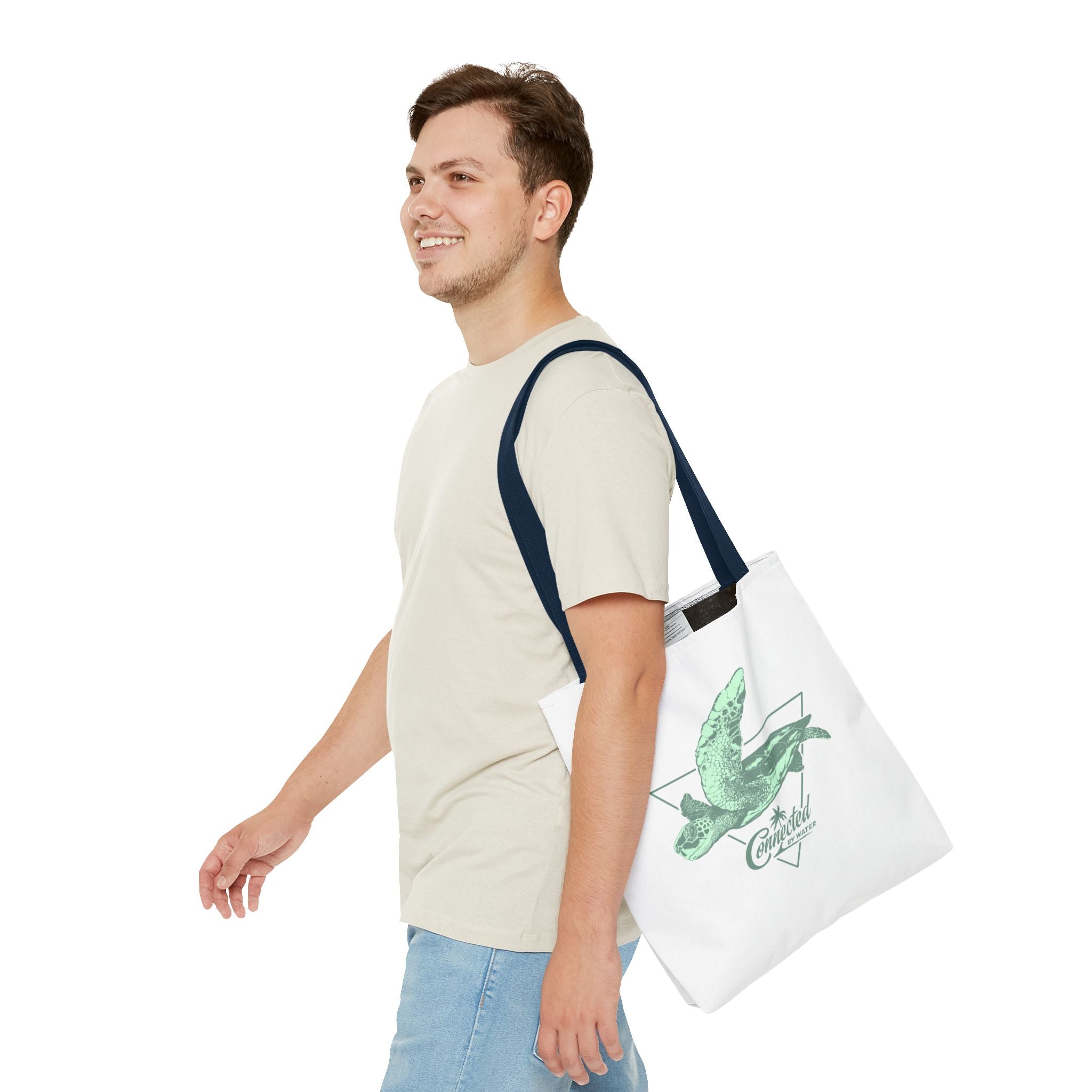 Turtle Connection Beach Tote - Eco-Friendly Beach Essential for Ocean Lovers