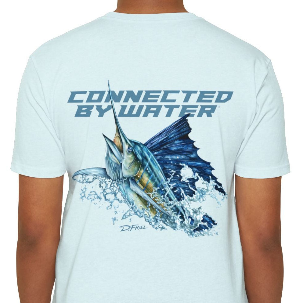 Southern Cross Sailfish Art T-shirt - From Original Painting