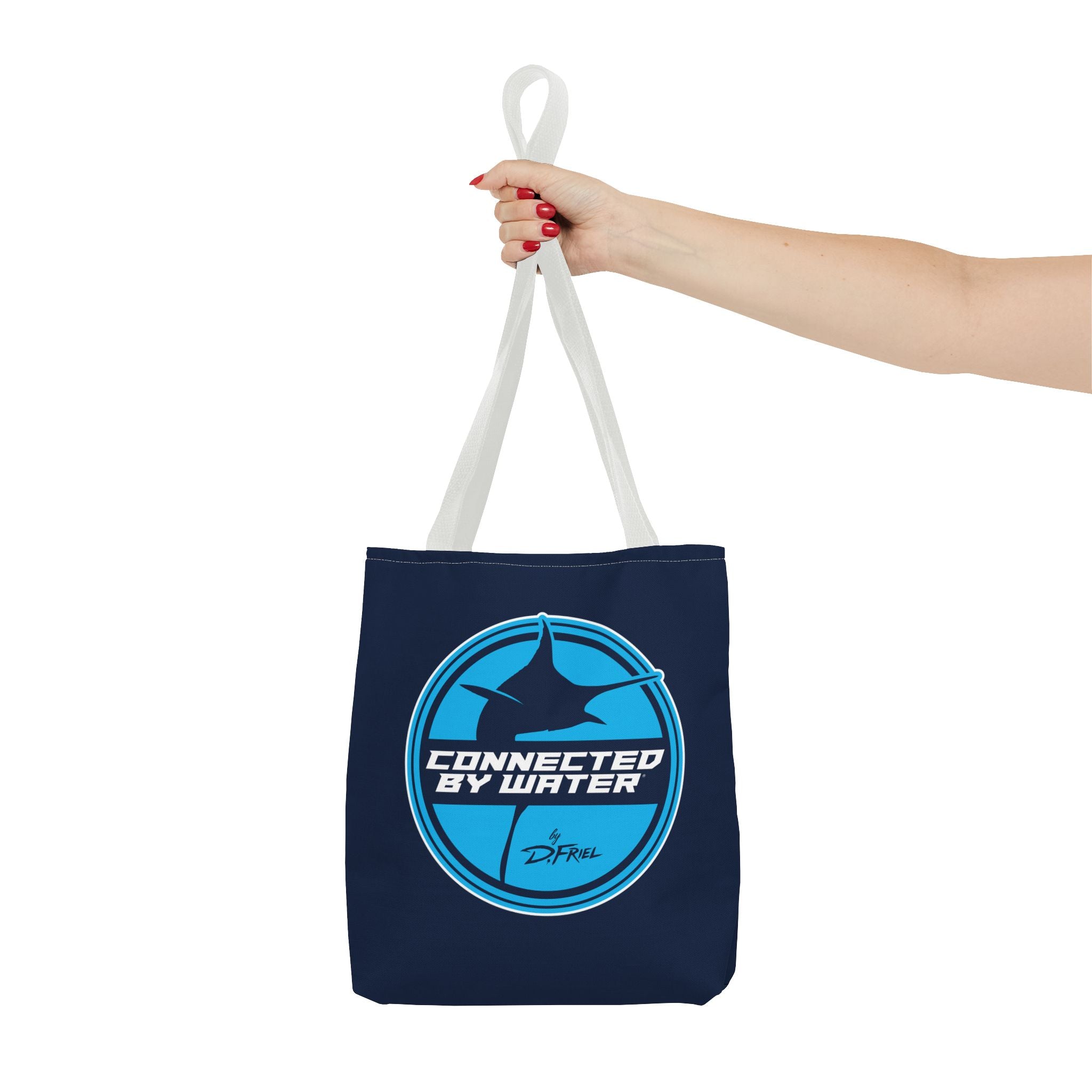 Connected Sportfish Logo Tote Bag | Offshore Blue