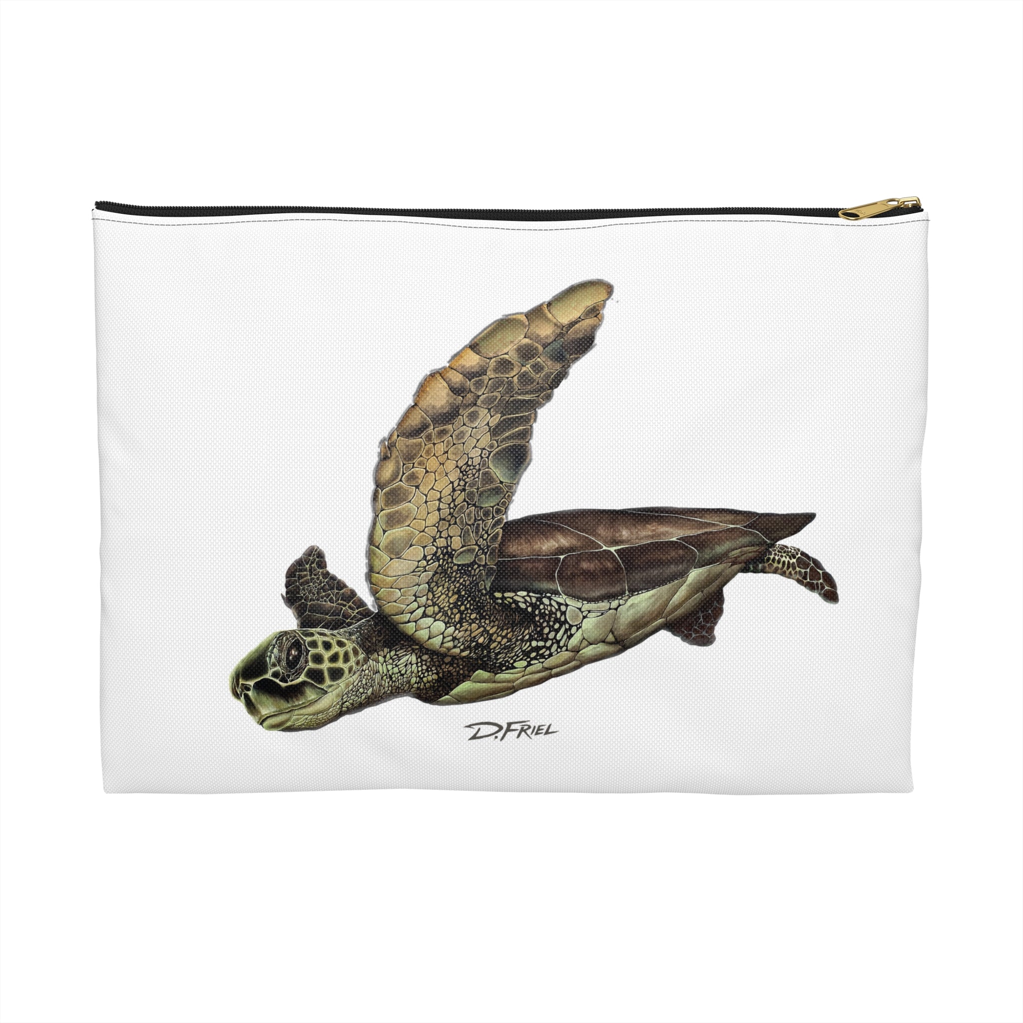 Black Cove Turtle Accessory Pouch