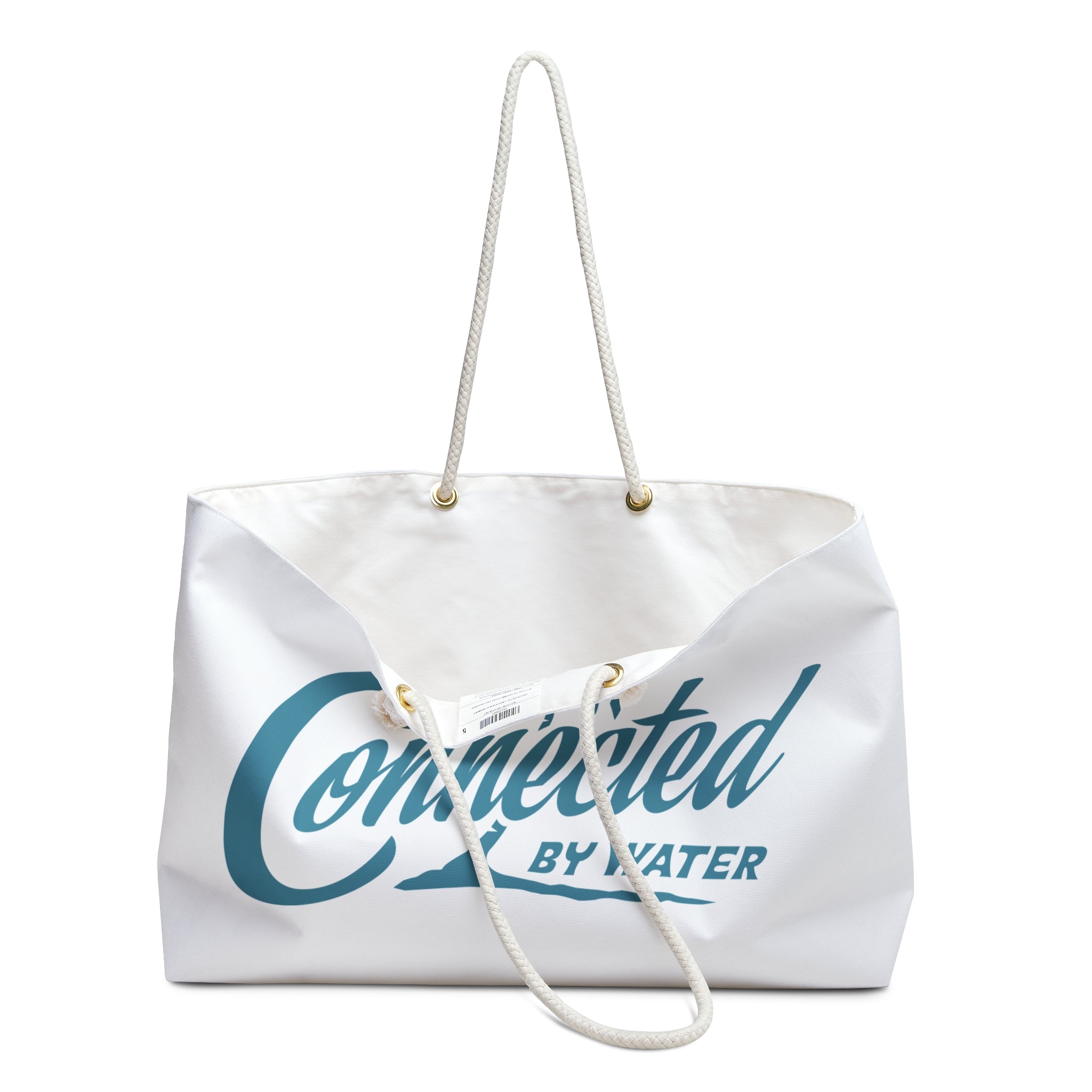 Palm Beach Logo Getaway Bag - White