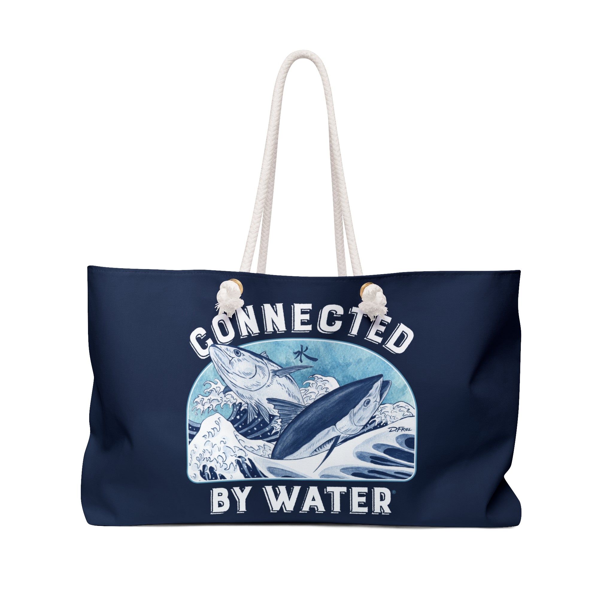Tsunagaru Wave Getaway Bag in Offshore Blue