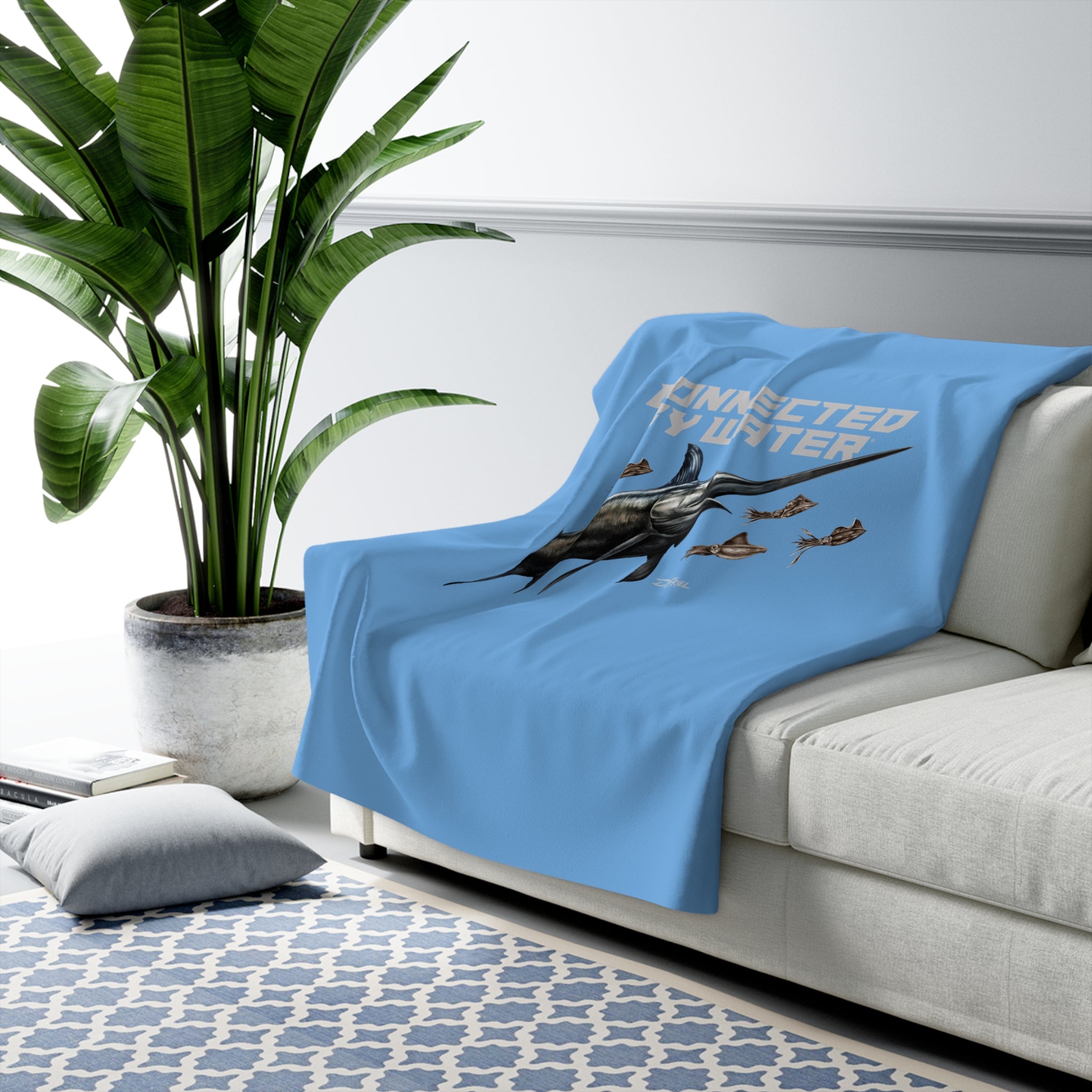Gladiator (Marlin) - Sherpa Fleece Blanket