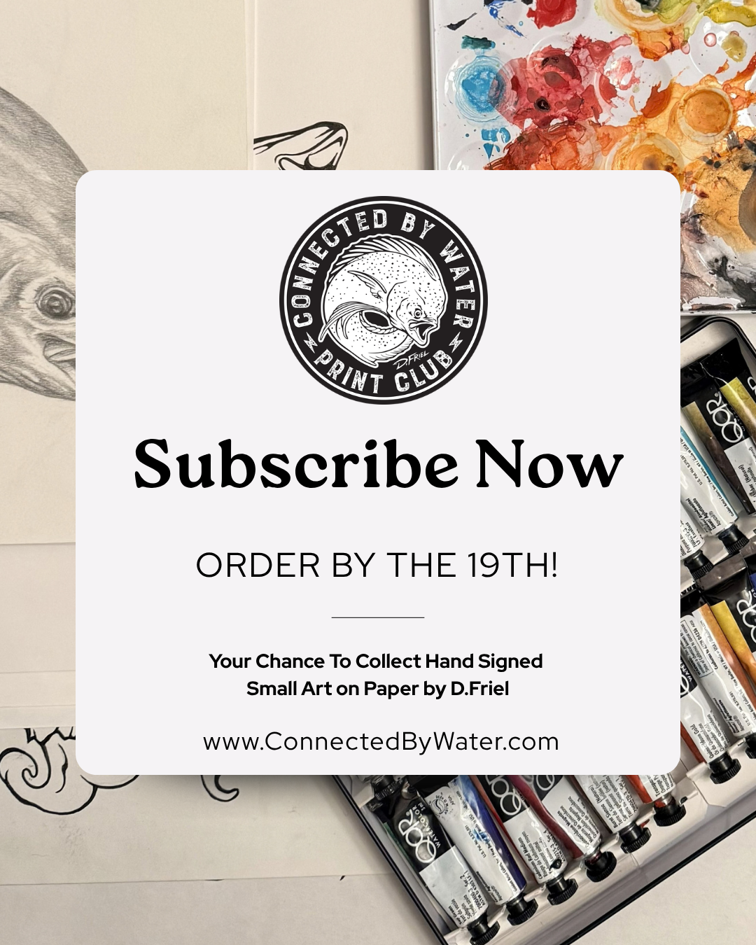 ORDER HERE - OCTOBER - Southern Cross Sailfish Art - Subscribe by the 19th