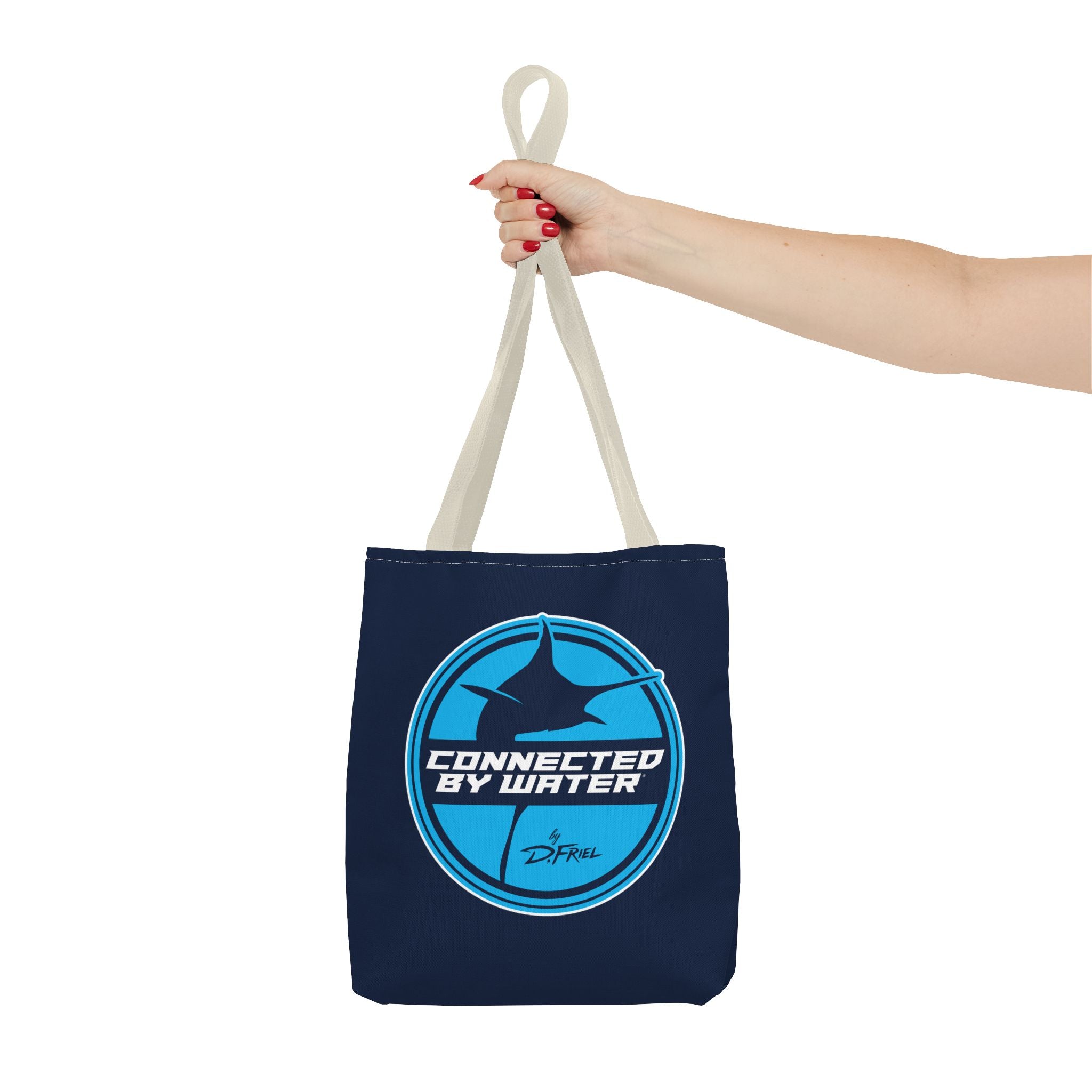 Connected Sportfish Logo Tote Bag | Offshore Blue
