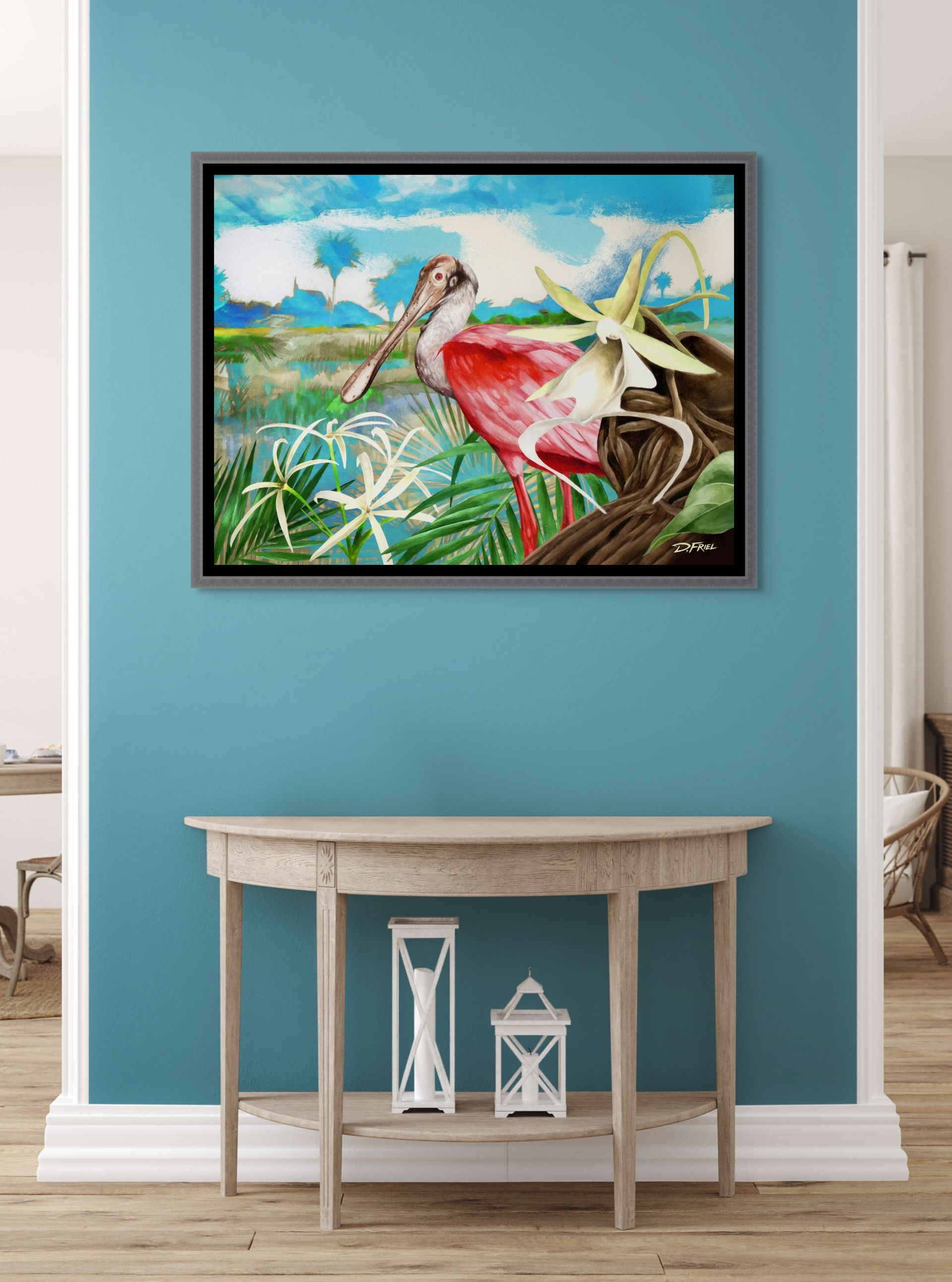 Palm Aire Series - Roseate Spoonbill