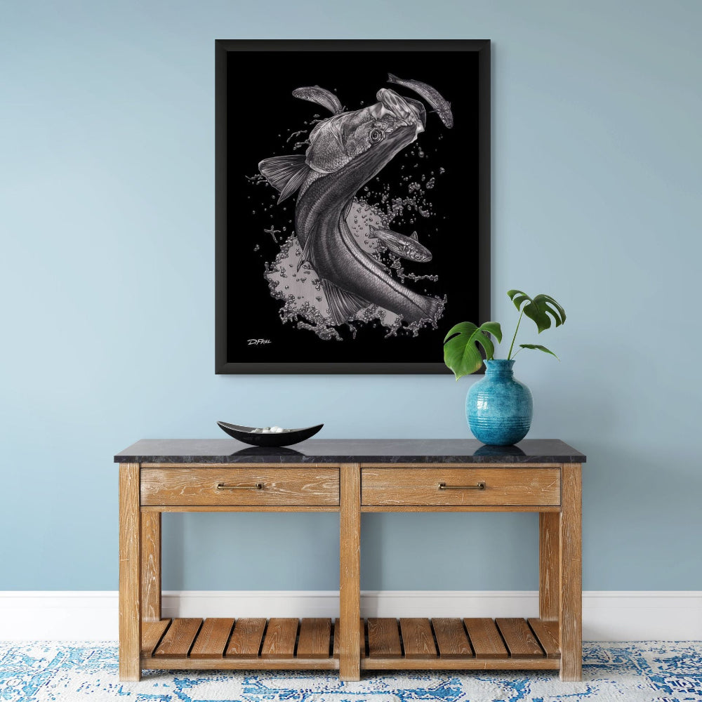 Silver snook art by DFriel / HD Metal