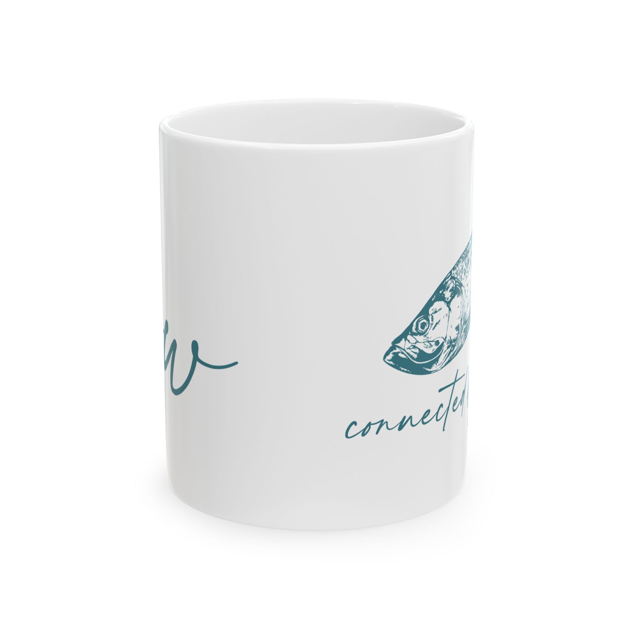 Palm Beach Breezy Pineapple - CBW Ceramic Mug - Double Sided