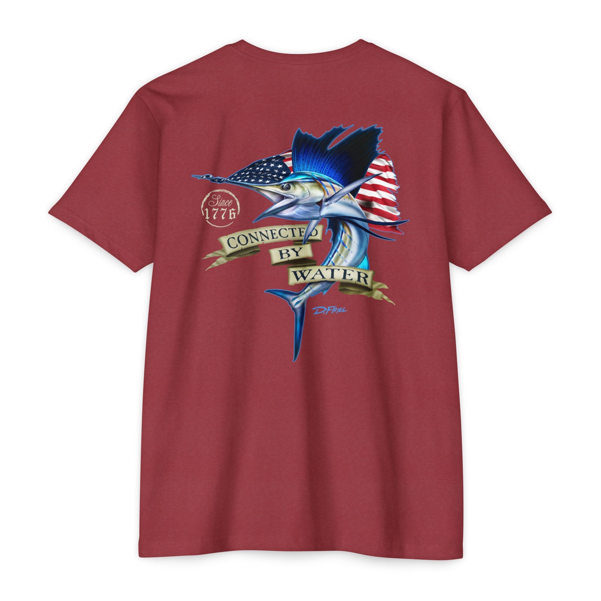 1776 Heritage Sailfish T-shirt – ConnectedByWater.com