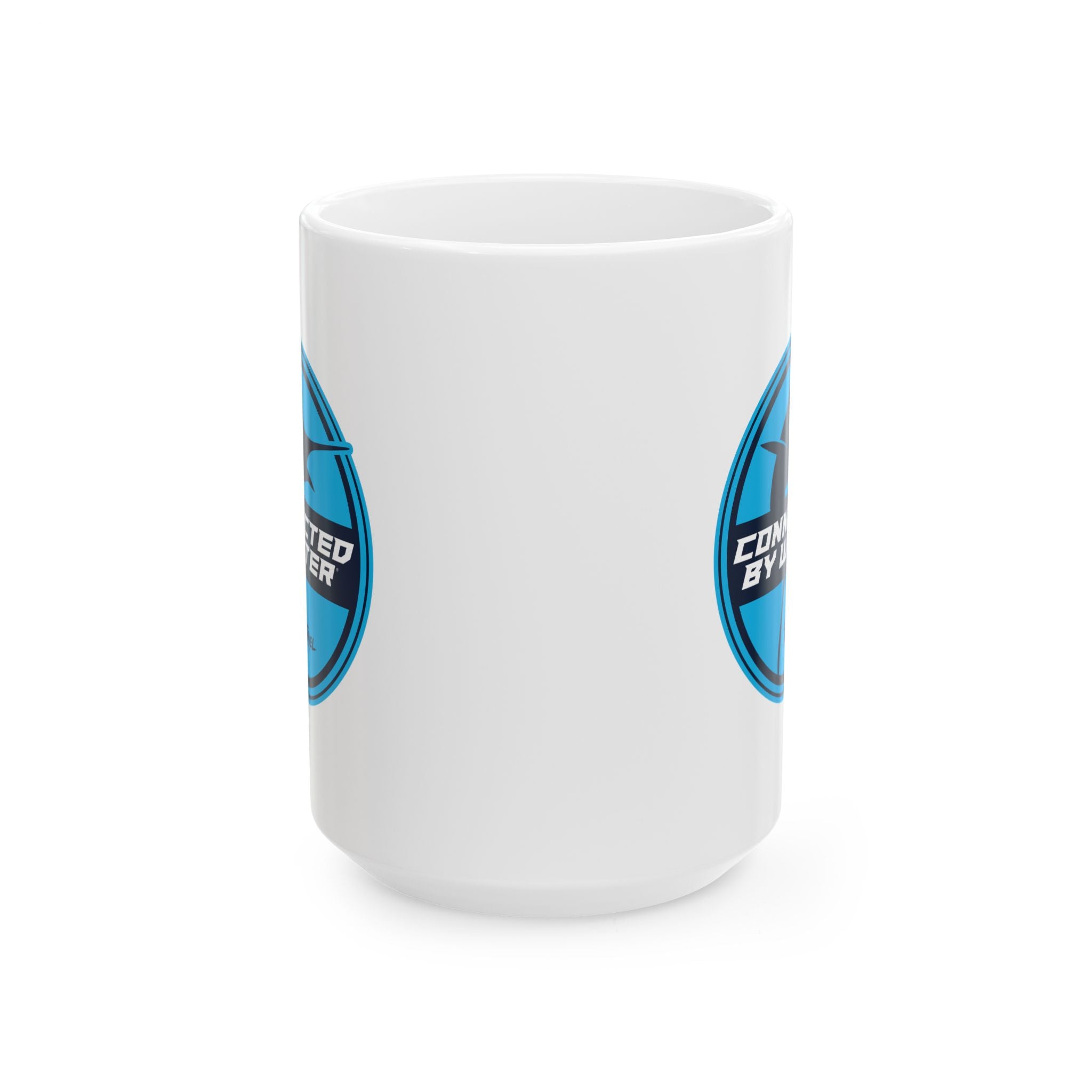 Connected Marlin Circle Design - Ceramic Mug