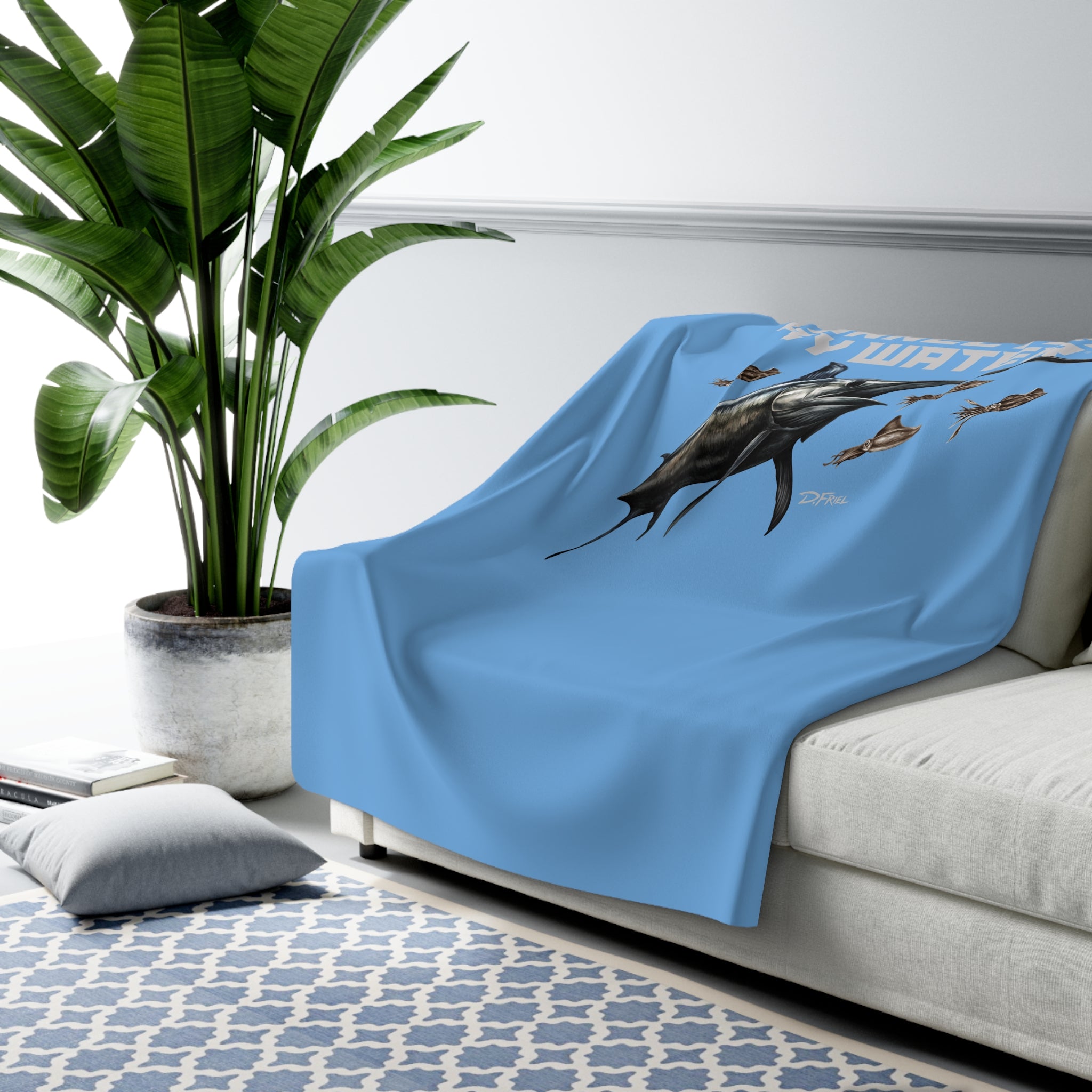 Gladiator (Marlin) - Sherpa Fleece Blanket