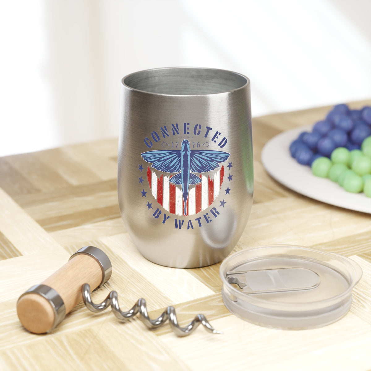1776 Heritage Flyer - Wine Tumbler