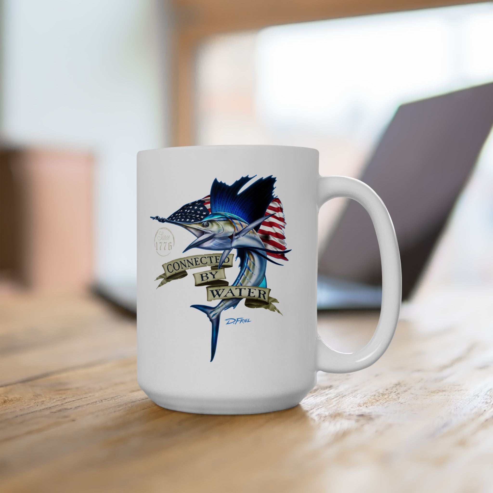 1776 Heritage Sailfish Ceramic Mug