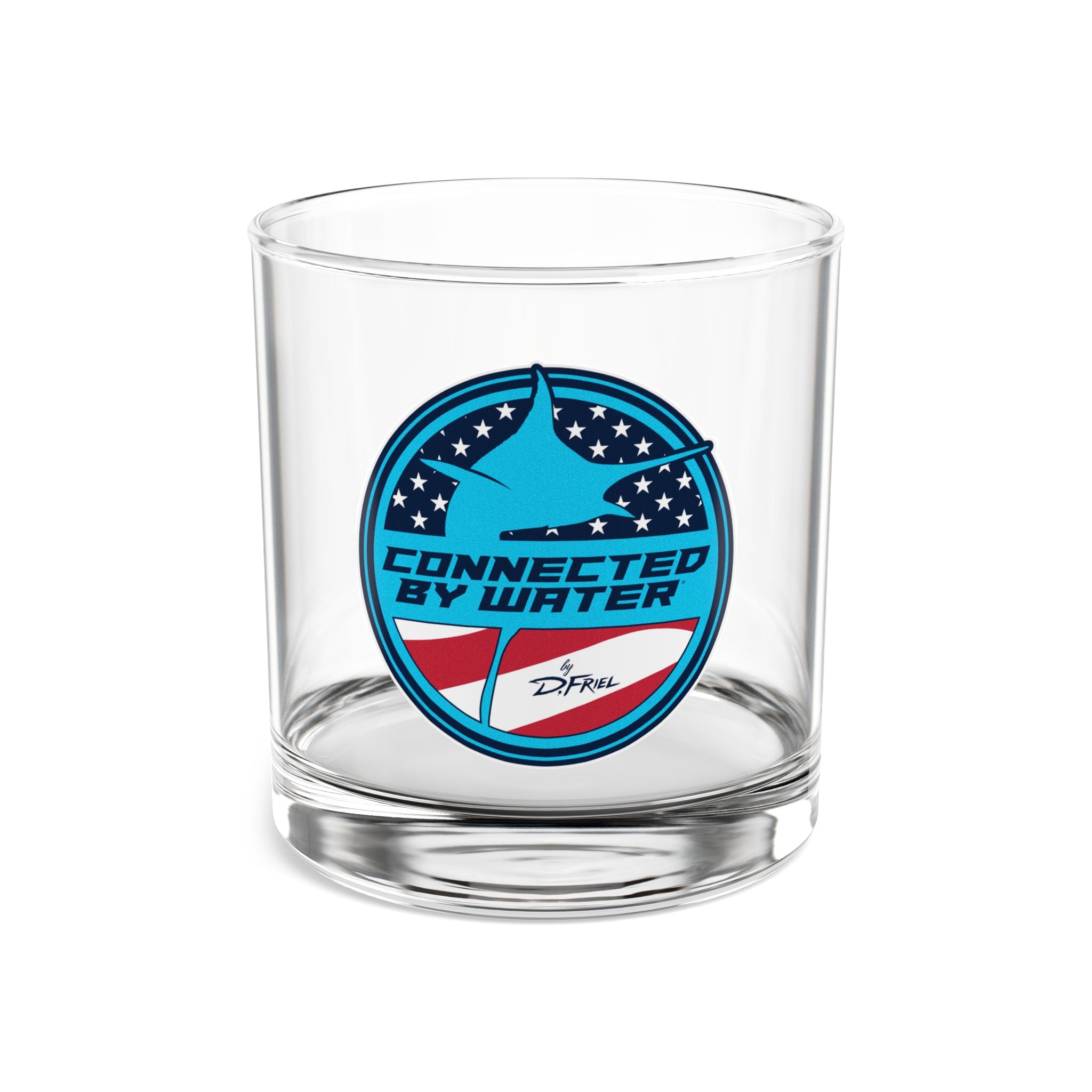 1776 Patriot Sailfish Logo - 10oz Whiskey Glass