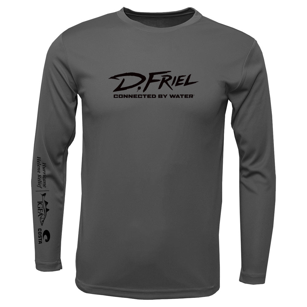 Last Chance! Performance LS Crew - Stronger Together Shirt with Silver Snook Art