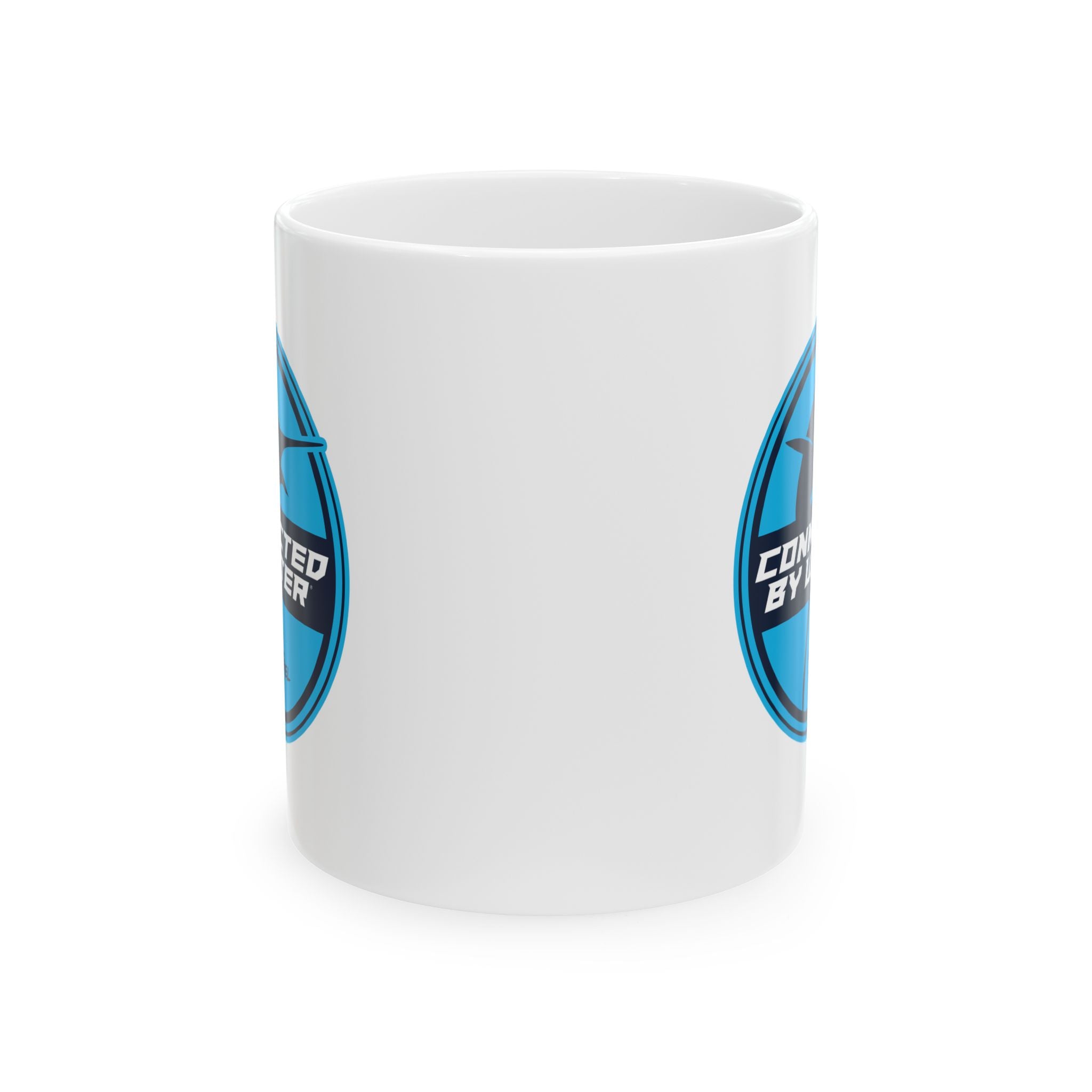 Connected Marlin Circle Design - Ceramic Mug