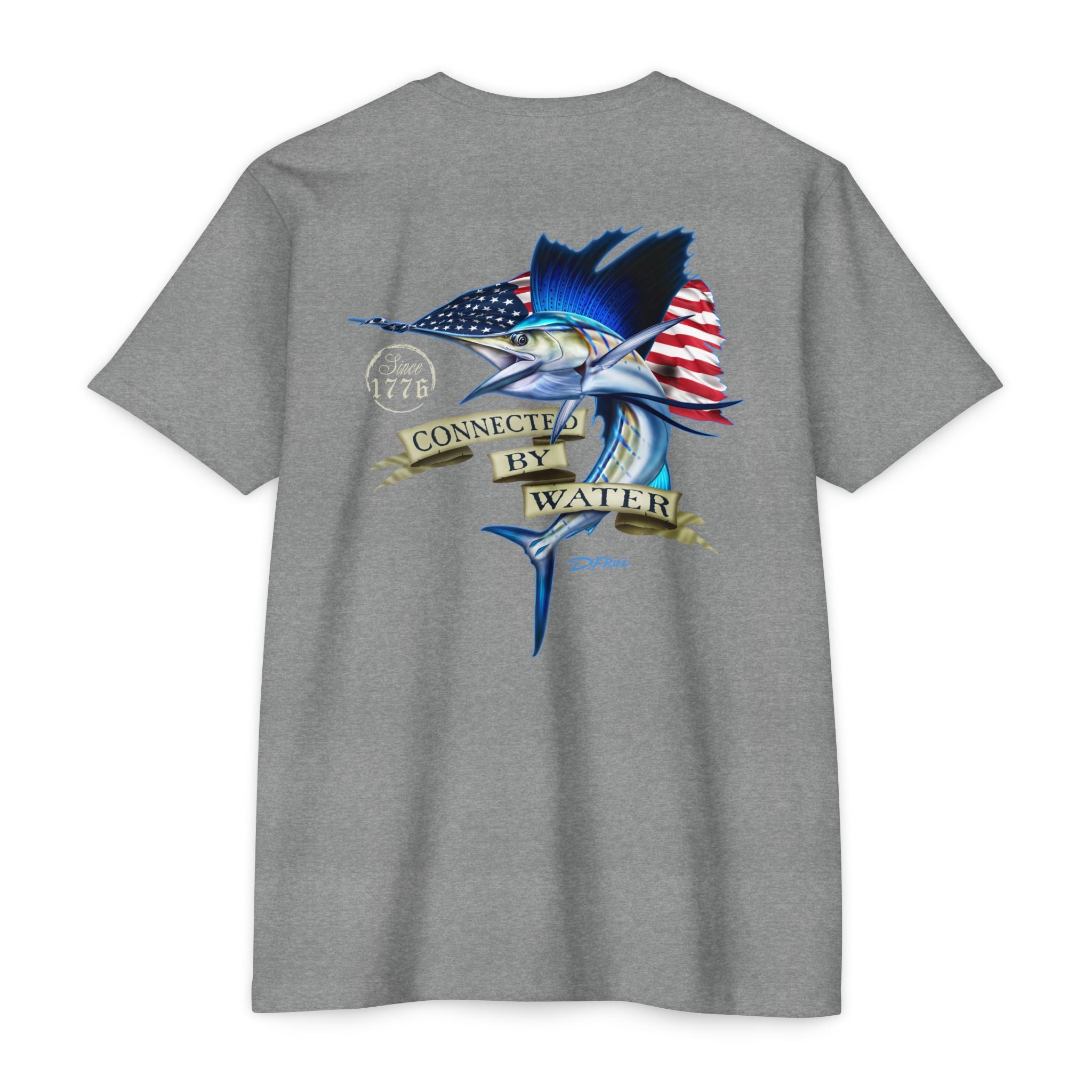 1776 Heritage Sailfish T-shirt – ConnectedByWater.com