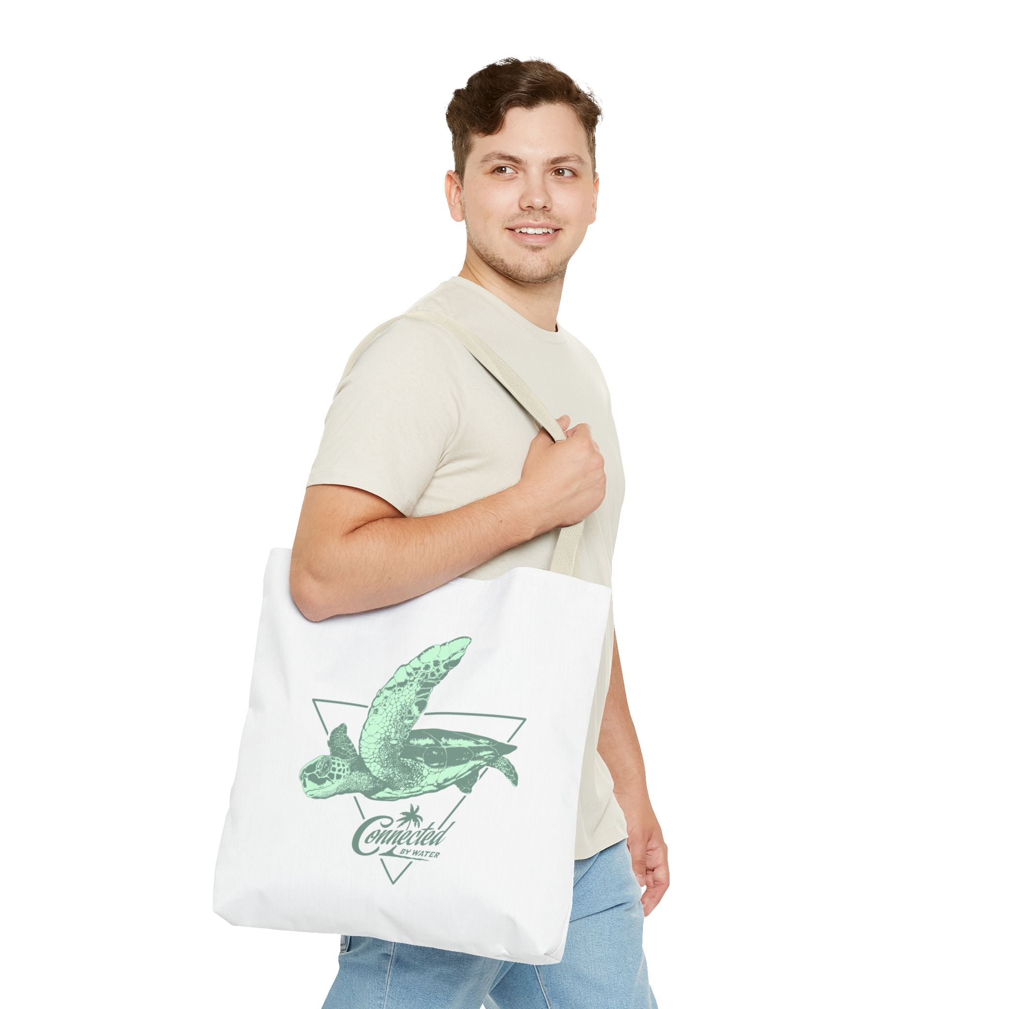 Turtle Connection Beach Tote - Eco-Friendly Beach Essential for Ocean Lovers