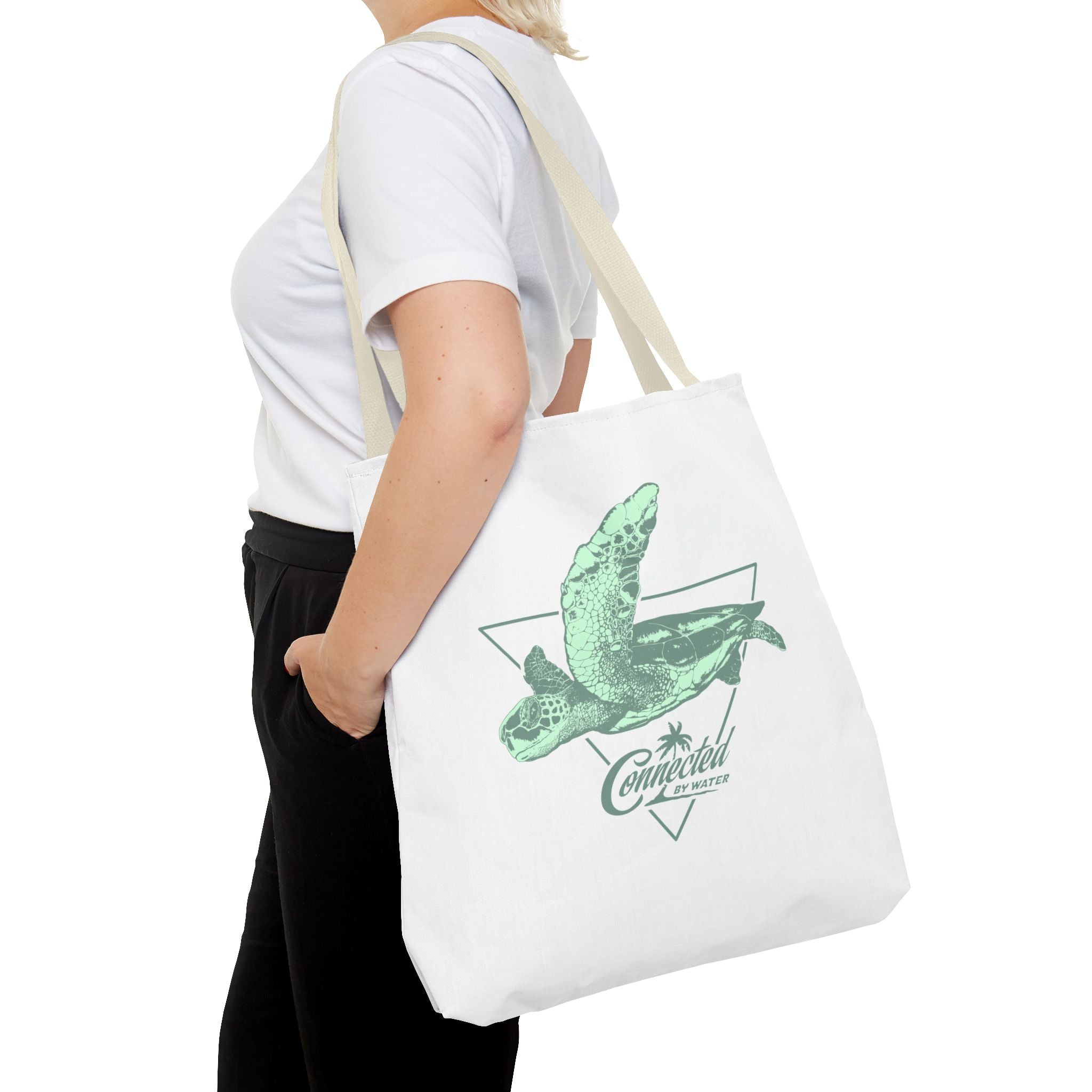 Turtle Connection Beach Tote - Eco-Friendly Beach Essential for Ocean Lovers