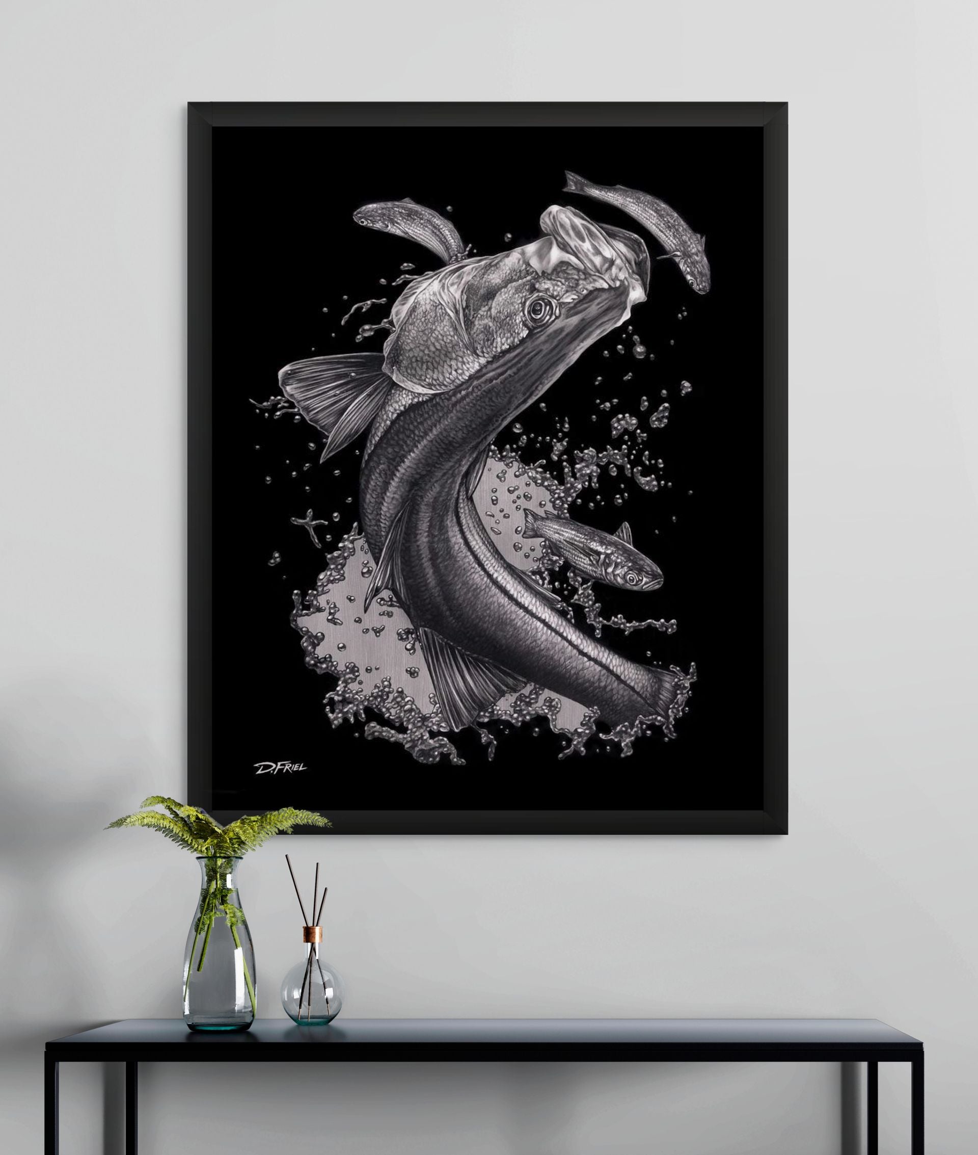 Silver Snook Art Print