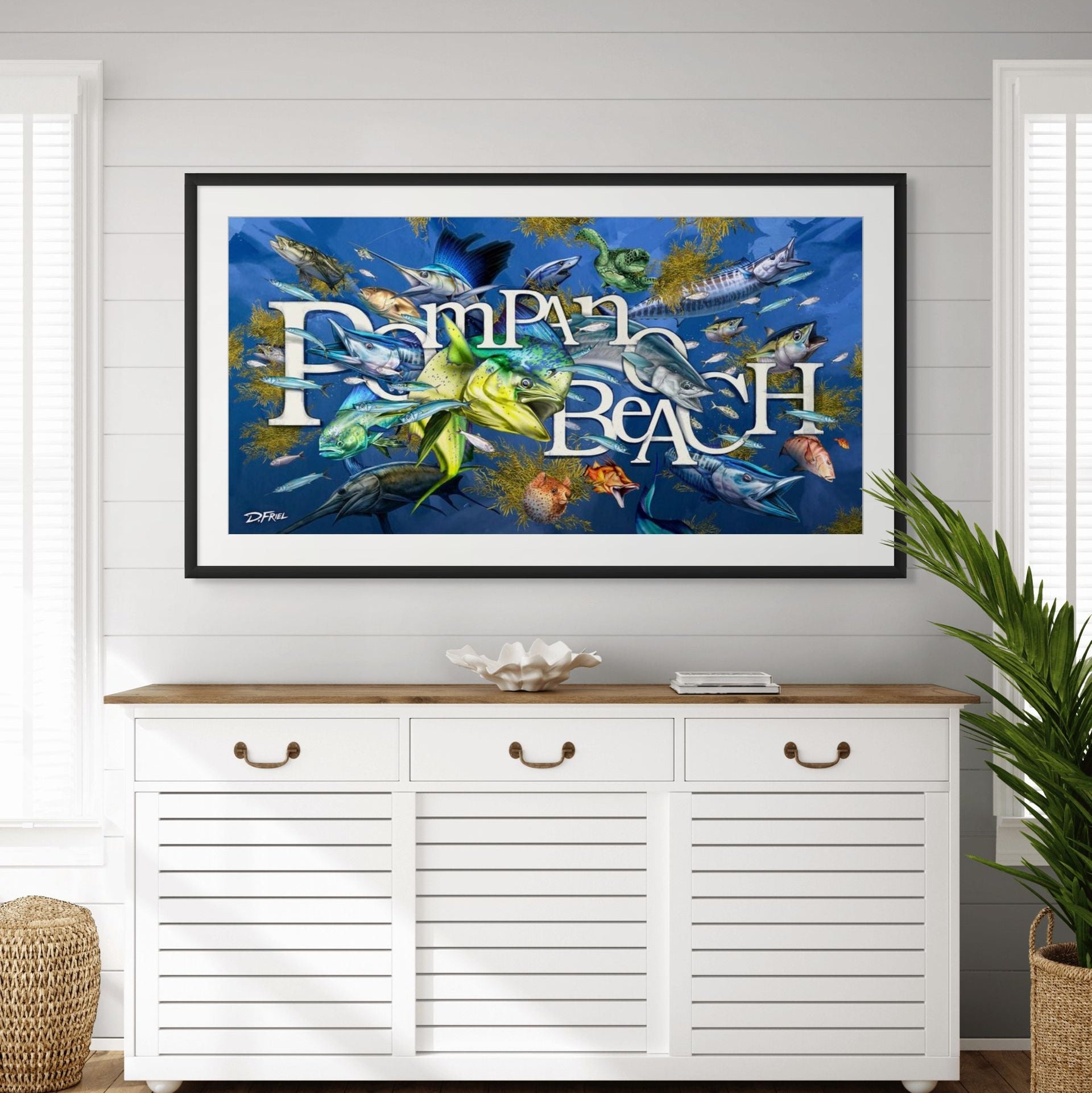 Atlantic Harmony Pompano Beach Art Print
