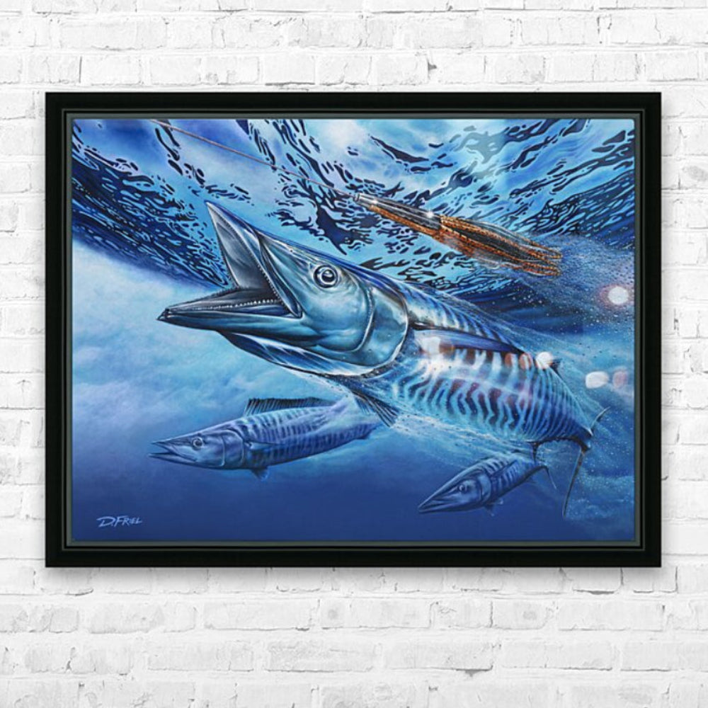 Terminal Velocity - Framed Mock Up on HD Metal Print