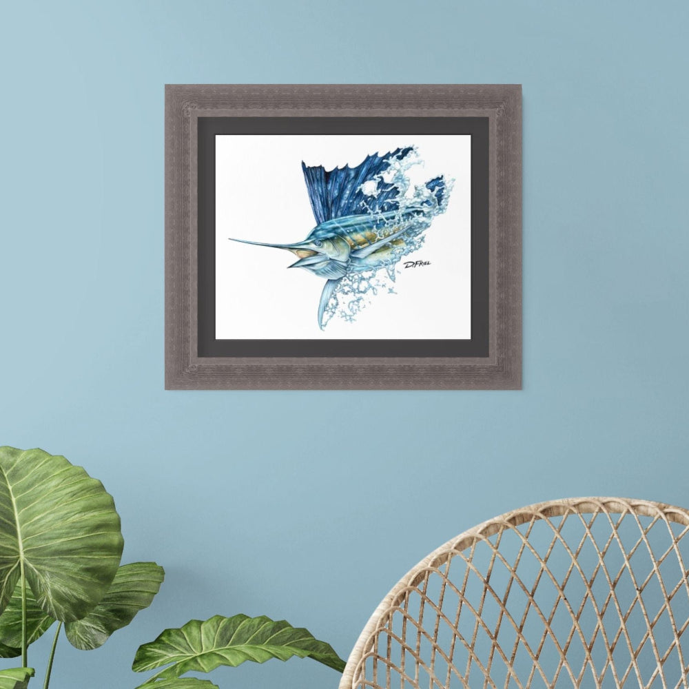 Mock Up Framed Version - Sold Unframed